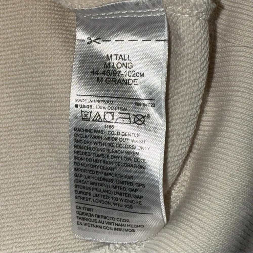 Banana Republic Pullover Sweatshirt Mens Med Tall Reindeer